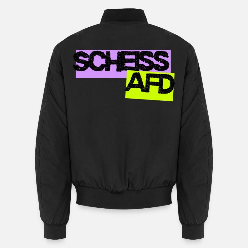 Scheiss AFD Unisex Bomberjacke