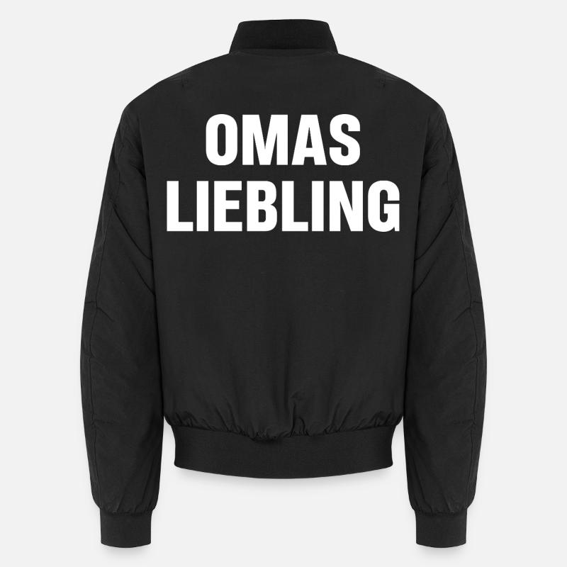 OMAS LIEBLING - Unisex Bomberjacke - Schwarz