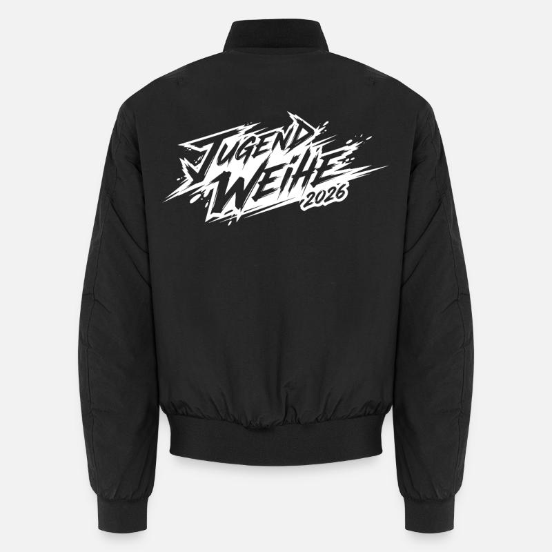 Jugendweihe 2026 - Unisex Bomberjacke - Schwarz