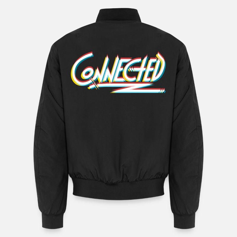 Connected_white_prism Bomber unisexe
