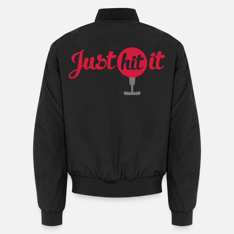 golf - Unisex Bomber Jacket - black