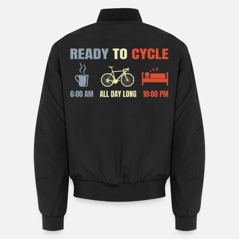 Cyclists schedule Unisex Bomber Jacket