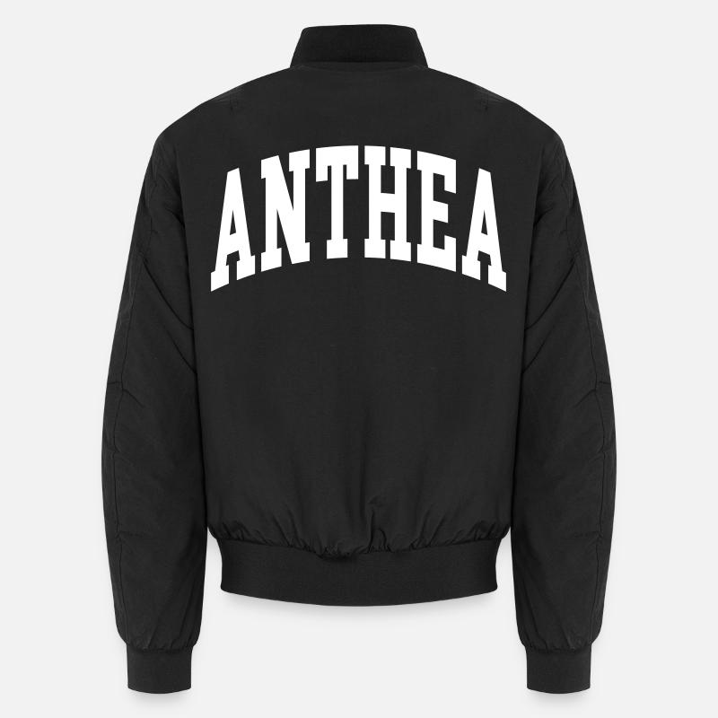 Anthéa - Bomber unisexe - noir