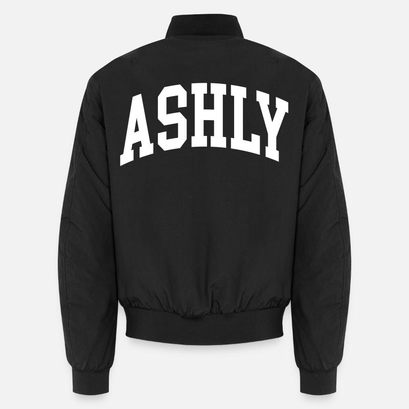 Ashly - Unisex Bomber Jacket - black