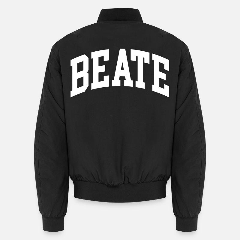 Beate - Unisex Bomber Jacket - black
