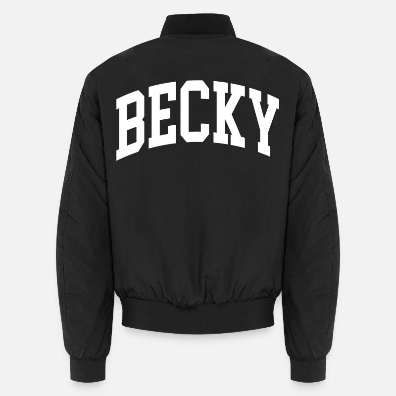Becky - Bomber unisexe - noir