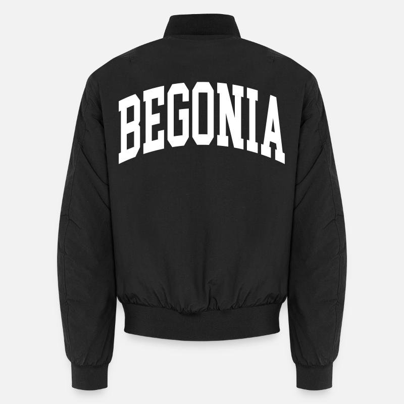 Begonia - Unisex Bomber Jacket - black