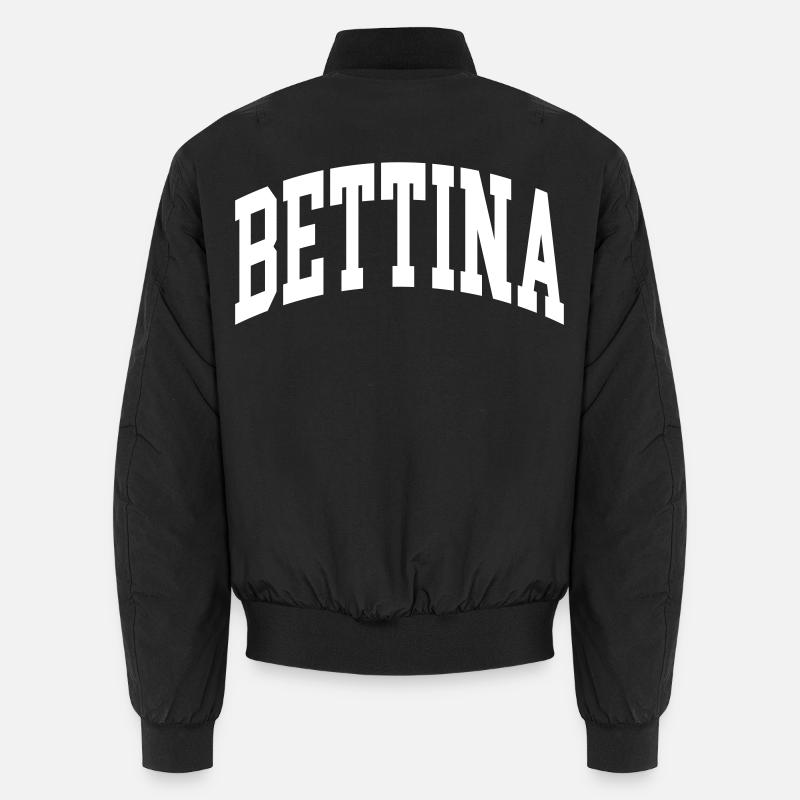 Bettina - Unisex Bomber Jacket - black
