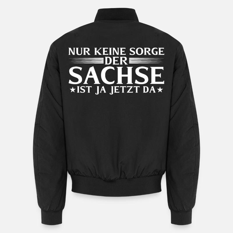Saxon is now here - Saxon dialect Unisex Bomber Jacket