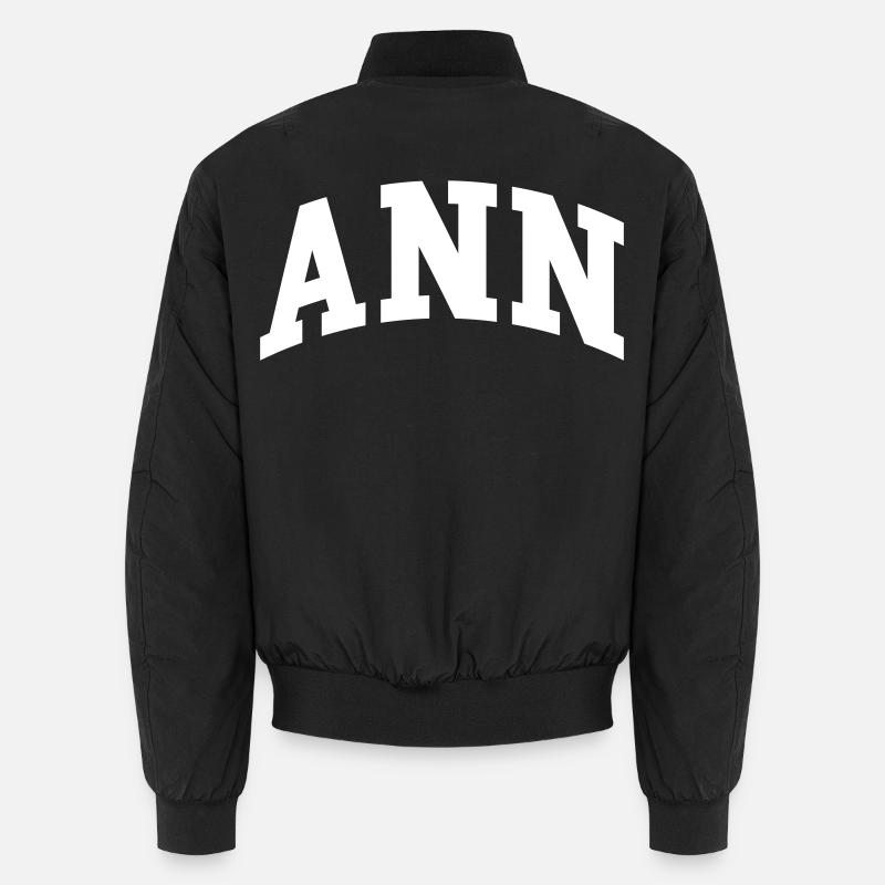 Ann - Unisex Bomberjacke - Schwarz