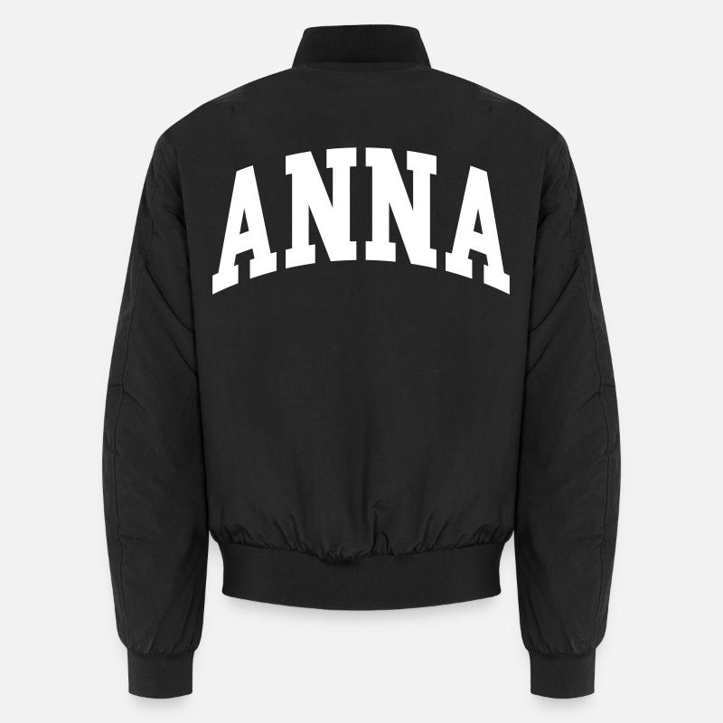 Anna - Unisex Bomber Jacket - black