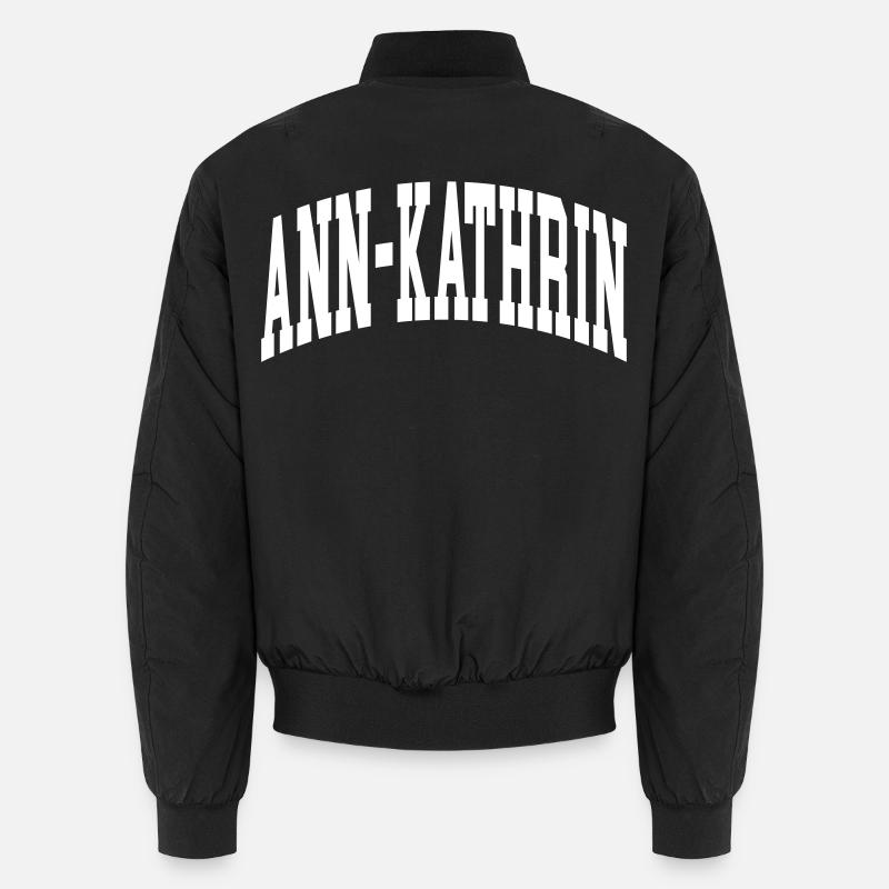 Ann-Kathrin - Bomber unisexe - noir