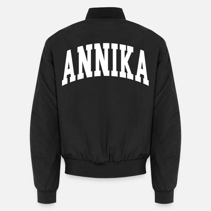 Annika - Unisex Bomber Jacket - black