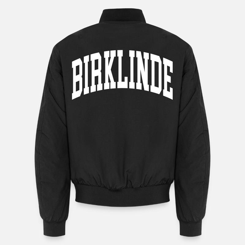 Birklinde - Unisex Bomberjacke - Schwarz