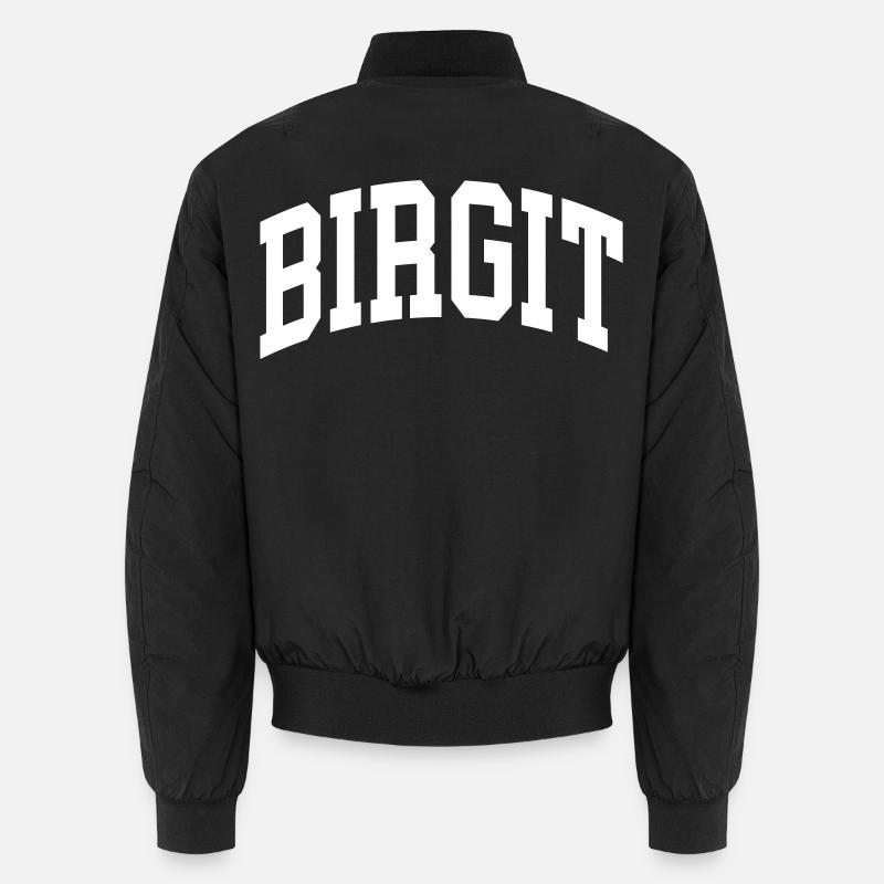 Birgit - Unisex Bomberjacke - Schwarz