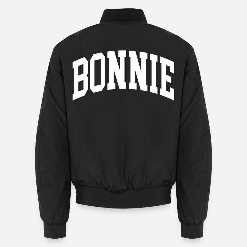BONNIE - Unisex Bomber Jacket - black