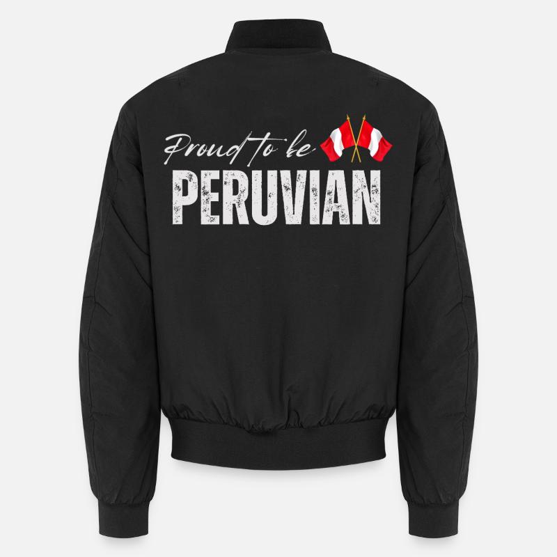 Fier péruvien, fabriqué au Pérou Bomber unisexe