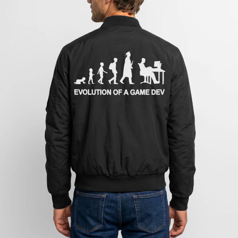 Game Developer Evolution Unisex Bomber Jacket
