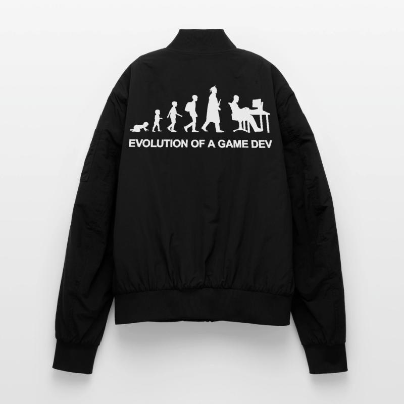 Game Developer Evolution Unisex Bomber Jacket