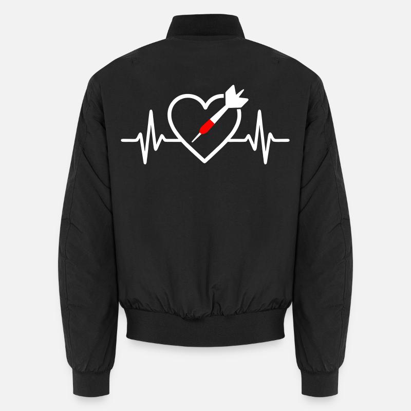 Herzpfeile – Leidenschaft und Präzision Unisex Bomberjacke