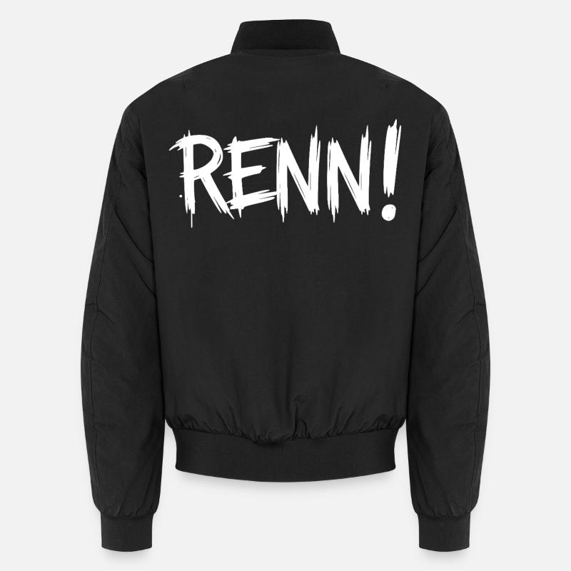 Courir! (Course, course, jogging, coureur) - Bomber unisexe - noir