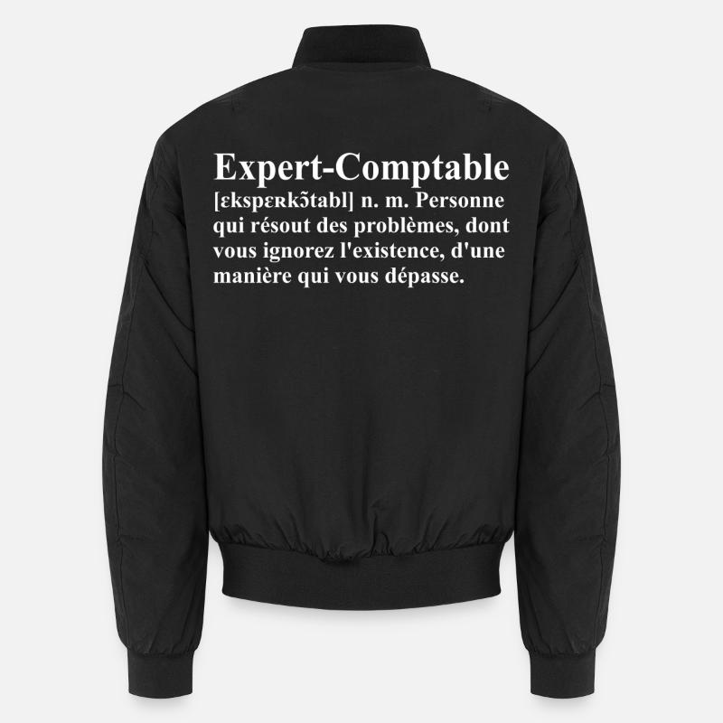 Expert-Comptable Définition Bomber unisexe