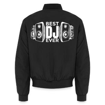 Meilleur DJ - Bomber unisexe - noir - Dos - AI Model Male 185 light (185cm)
