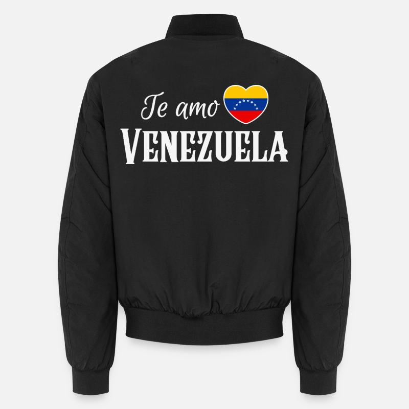 Ich liebe Venezuela, venezolanischen Stolz Unisex Bomberjacke
