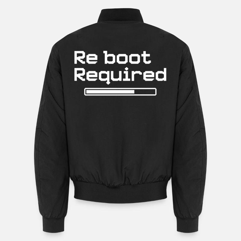 Reboot Required – Retro-Gaming-Style Unisex Bomberjacke