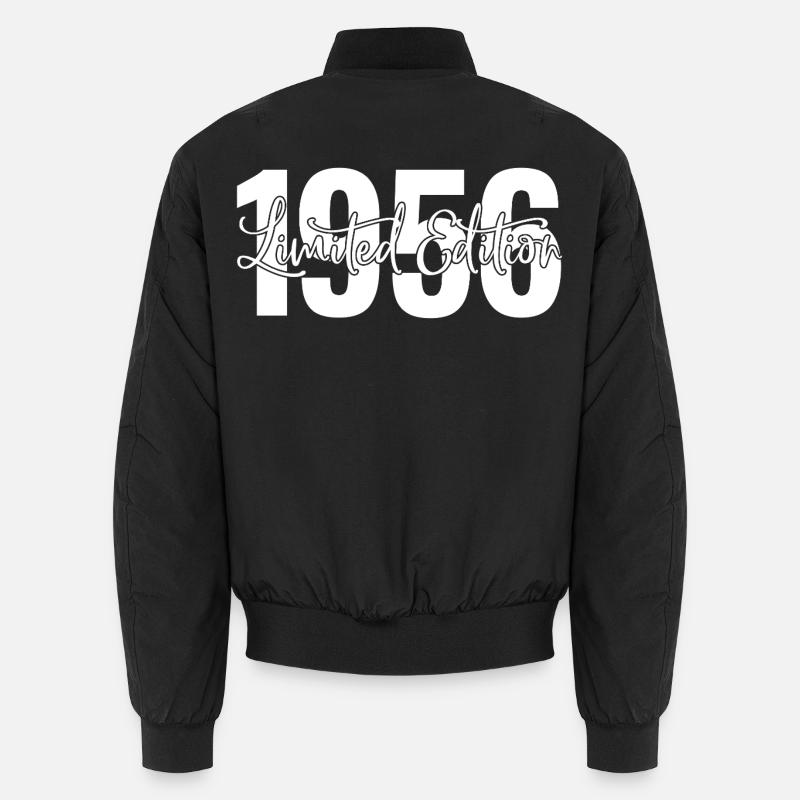 Limited Edition 1956 - Unisex Bomber Jacket - black