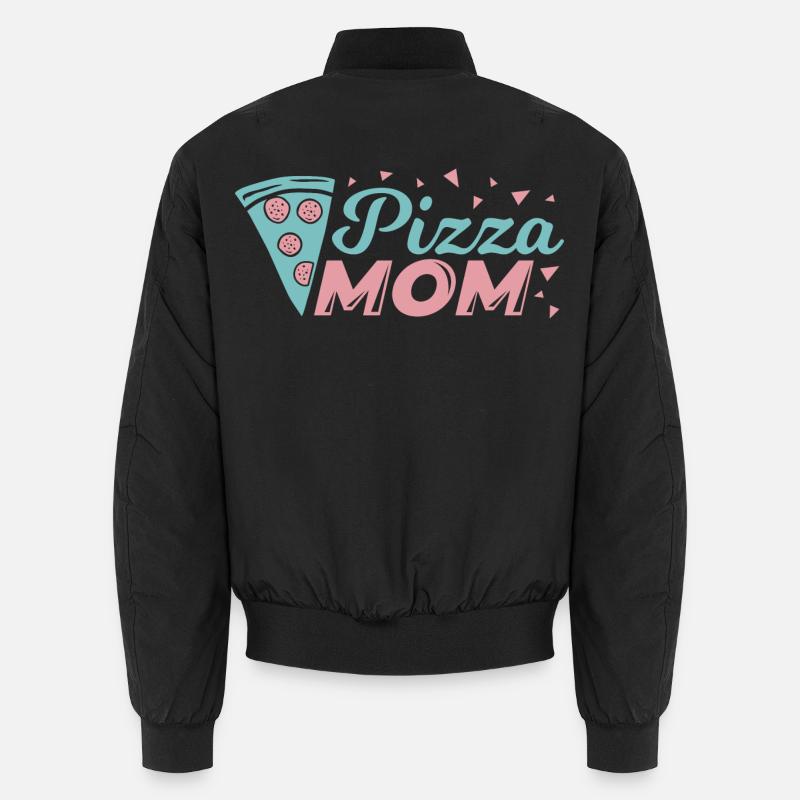 Pizza Mutter Unisex Bomberjacke