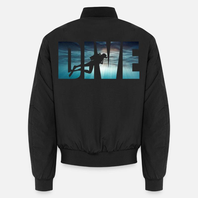 Dive - Scuba Diver Unisex Bomberjacke