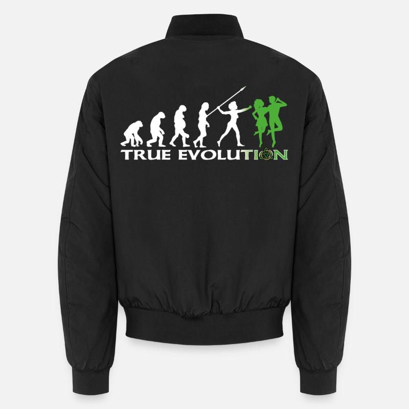 Entwicklung hin zu traditionellem irischem Tanz Unisex Bomberjacke