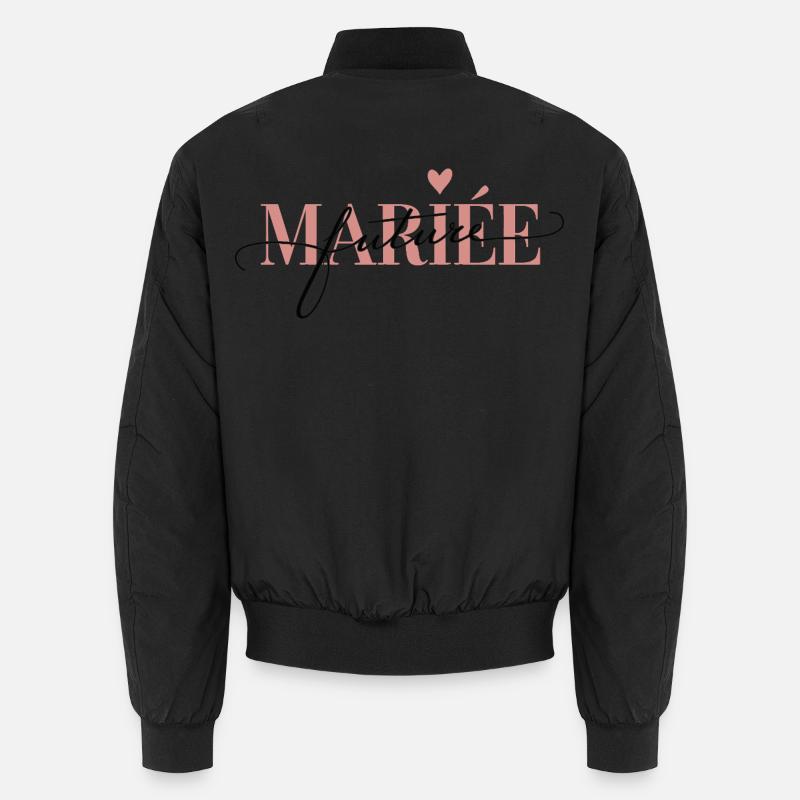 Future mariée design fun pour EVJ Bomber unisexe
