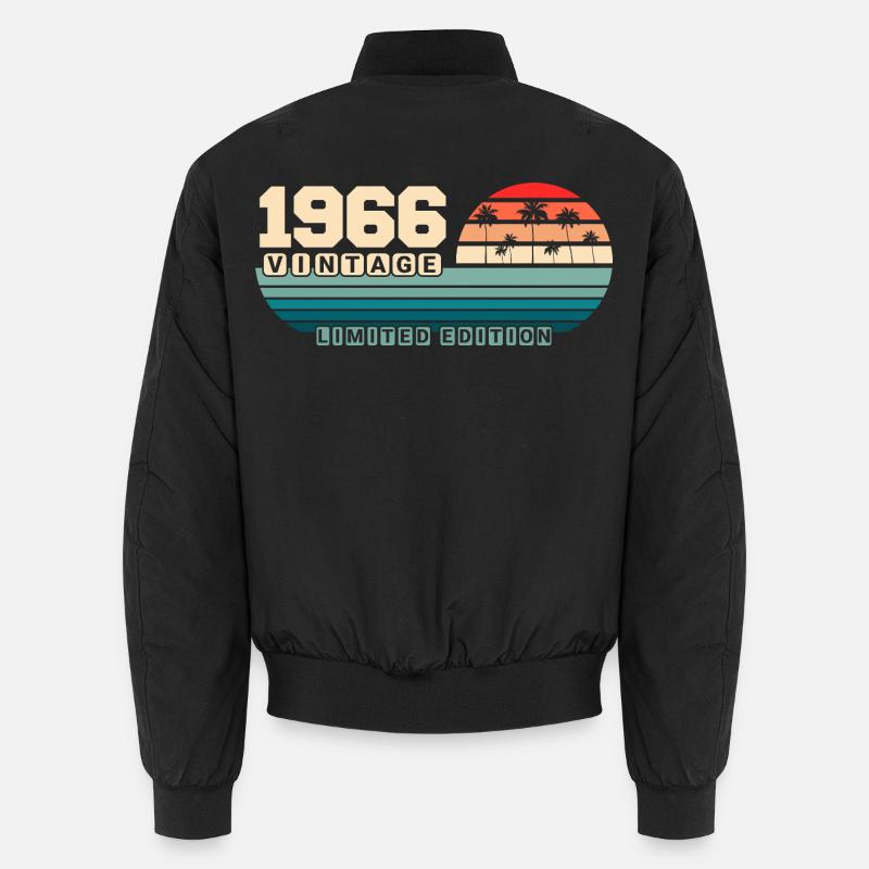 59. Geburtstag 1966 Vintage 1966 Retro Sunset Unisex Bomberjacke