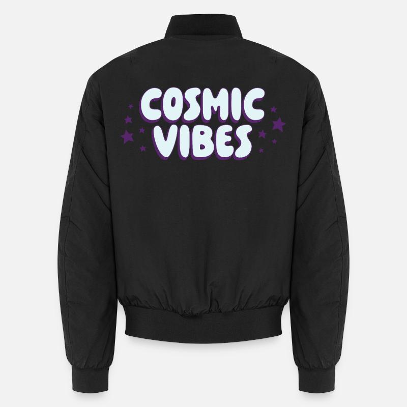 Lettrage Cosmic Vibes Bomber unisexe