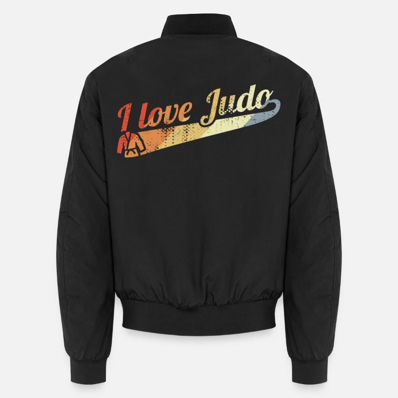 Combattants de judo - Bomber unisexe - noir