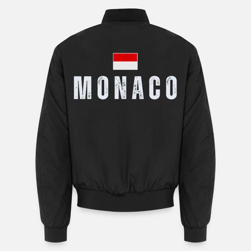 Monaco flag, Monegasque pride Unisex Bomber Jacket