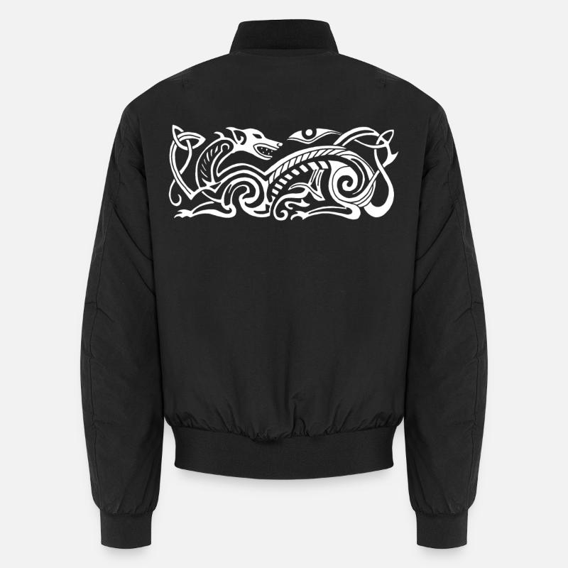 Chien de chasse celte (blanc) Bomber unisexe