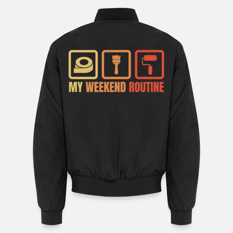 Painter Varnisher Weekend Unisex Bomber Jacket