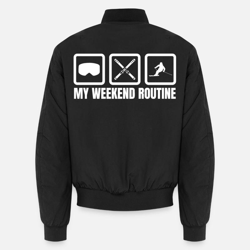 Ma routine du week-end Bomber unisexe