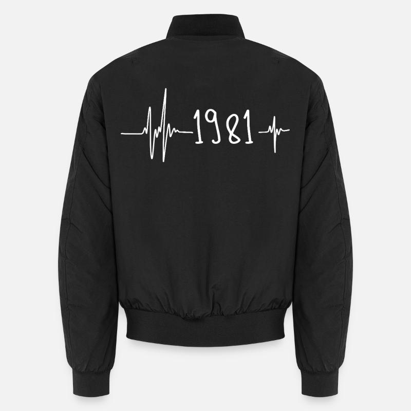 1981 - Unisex Bomber Jacket - black