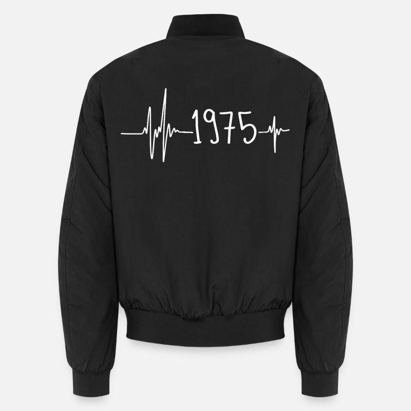 1975 - Unisex Bomberjacke - Schwarz