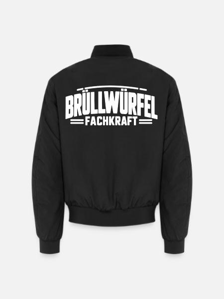 Brüllwürfel Fachkraft Veranstaltungstechniker - Unisex Bomberjacke - Schwarz