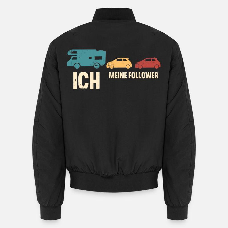 Camping Camper Wohnmobil Unisex Bomberjacke