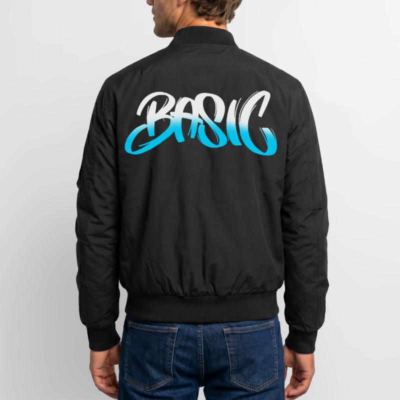 BASIC Graffiti Gradient Unisex Bomber Jacket