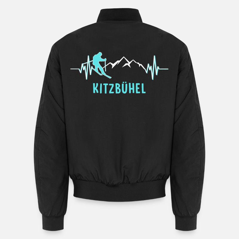 Skifahren Ski Kitzbühel Unisex Bomberjacke