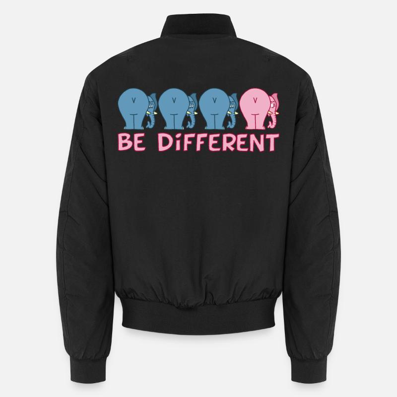 Ein anderer Elefant - Unisex Bomberjacke - Schwarz