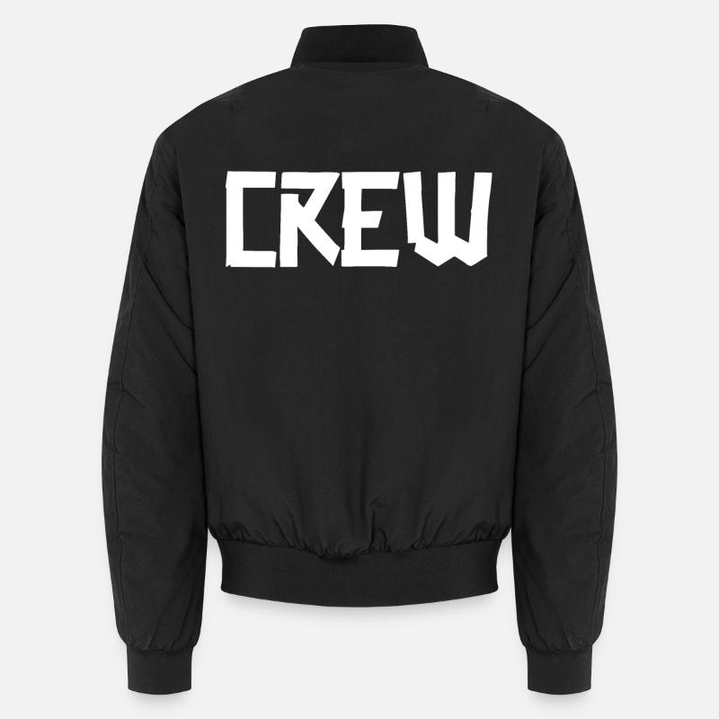 Crew Gaffer BIG White Unisex Bomber Jacket