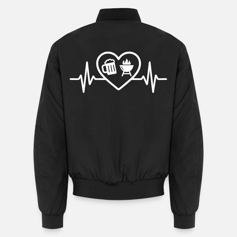 Coeur Bier-Barbecue Unisex Bomberjacke